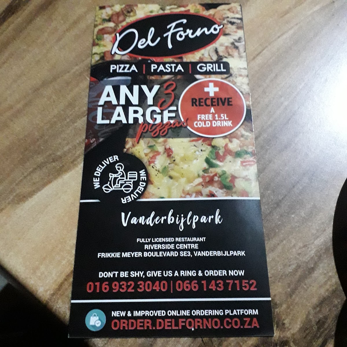 Menu Del Forno Vanderbijlpark-1